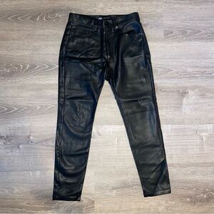 Zara Faux Leather Pants